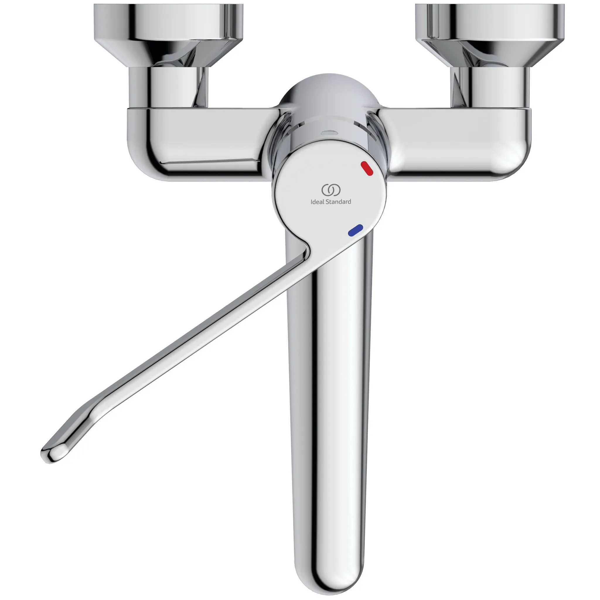 Wandwaschtisch-Sicherheitsarmatur Ceraplus, nicht absperrbarer S-Anschluß, Hebel 180mm, Ausladung 200mm, Chrom Wandwaschtisch-Sicherheitsarmatur Ceraplus, nicht absperrbarer S-Anschluß, Hebel 180mm, Ausladung 200mm, Chrom
