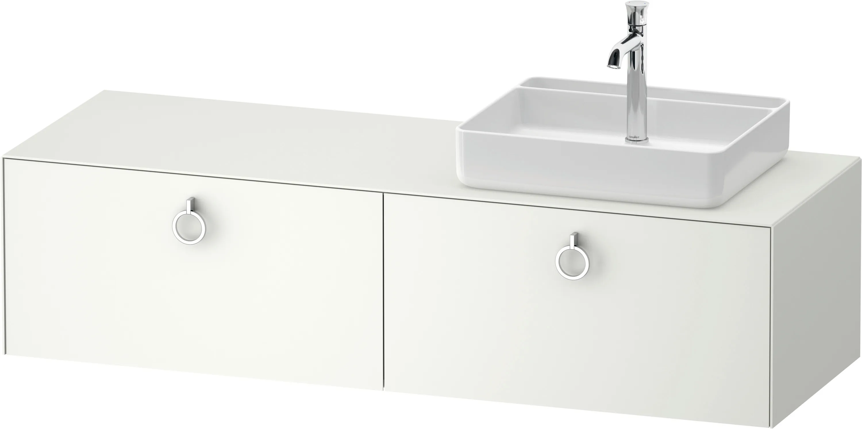 Duravit Waschtischunterschrank wandhängend „White Tulip“ 160 × 40,8 × 55 cm