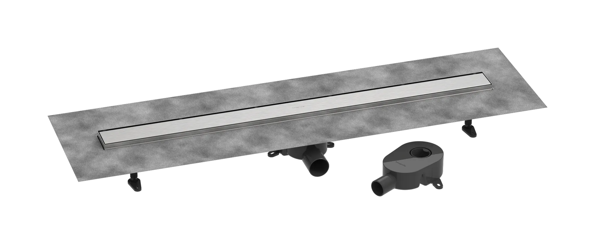 Hansgrohe Duschrinne „RainDrain Go“ in Edelstahl Hansgrohe Duschrinne „RainDrain Go“ in Edelstahl