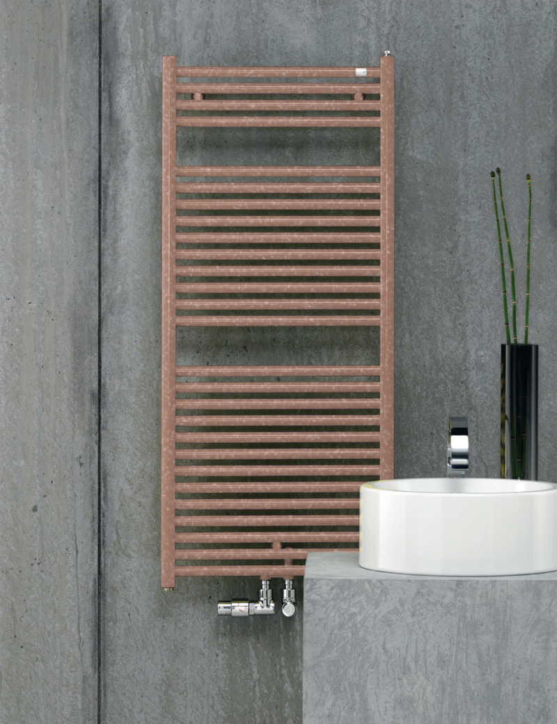 Zehnder Design-Heizkörper Troja TG-070-060-05, 716x35x600 weiß RAL 9016 Größe: 60 × 71,6 cm|Farbe: Terracotta Faded Image