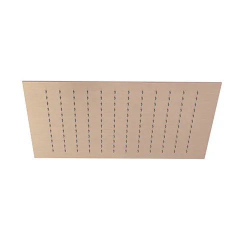 Kludi-ASANA Kopfbrause 440 x 440 mm, Brushed Bronze, Sommerregen, Deckeneinbau, 1 Strahlart Kludi-ASANA Kopfbrause 440 x 440 mm, Brushed Bronze, Sommerregen, Deckeneinbau, 1 Strahlart