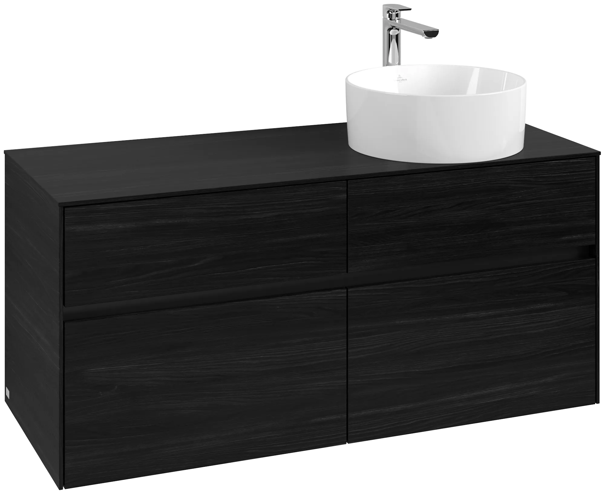 Villeroy & Boch Collaro Waschbeckenunterschrank C043B0, 1200x548x500mm, Black Oak