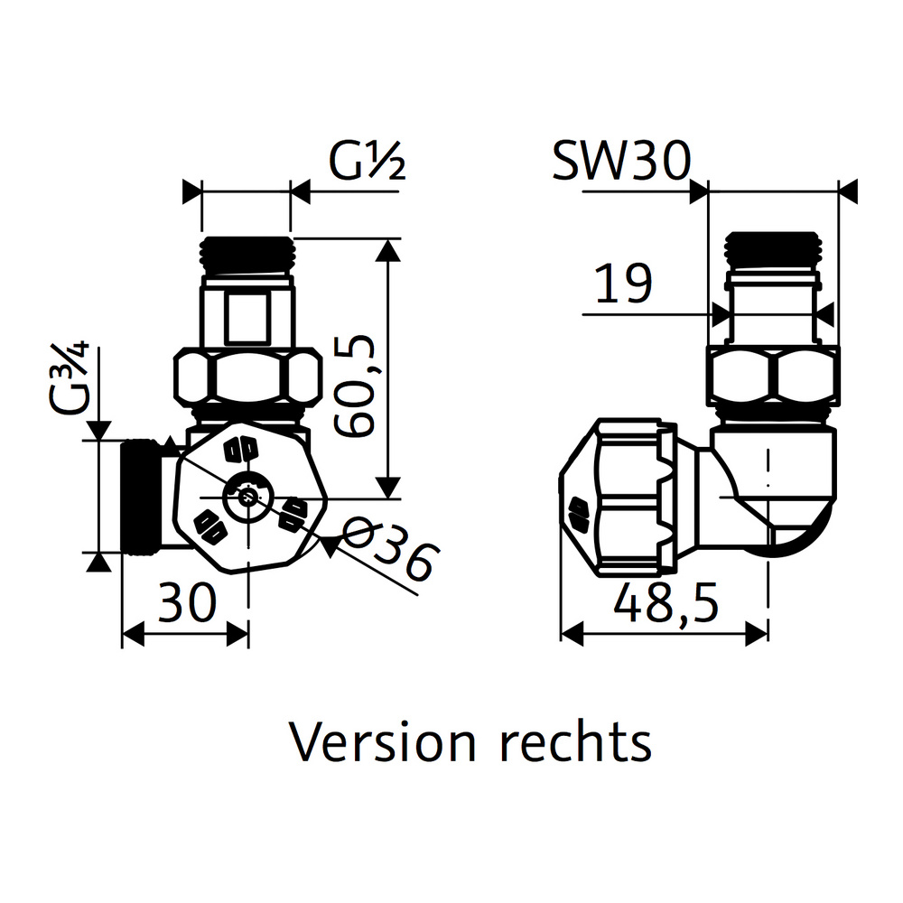 Mischbetrieb Set Mischbetrieb Set - Version rechts, chrom Mischbetrieb Set Mischbetrieb Set - Version rechts, chrom