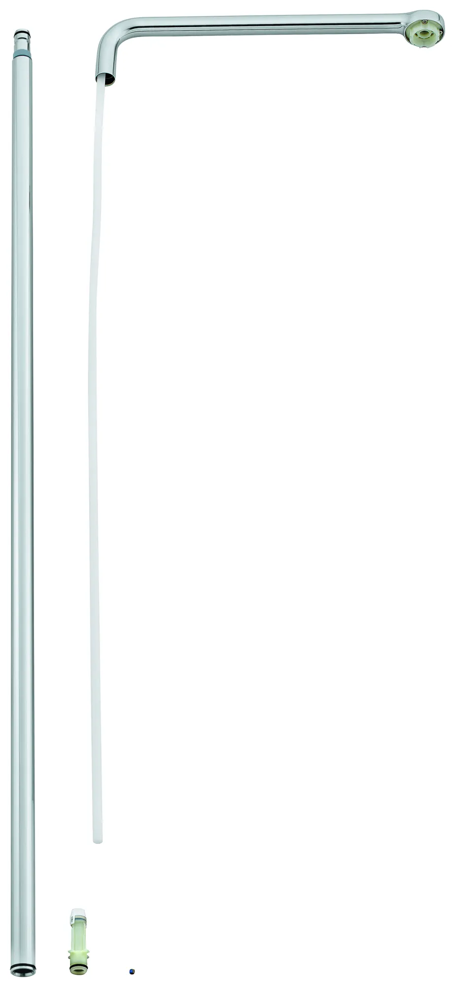 Ersatzrohr 48497, für Duschsysteme, 15 cm länger gegenüber Originalrohr für Duschsysteme, nur einsetzbar bei Euphoria SmartControl Duschsystemen 26 507 und 26 508, chrom Ersatzrohr 48497, für Duschsysteme, 15 cm länger gegenüber Originalrohr für Duschsysteme, nur einsetzbar bei Euphoria SmartControl Duschsystemen 26 507 und 26 508, chrom