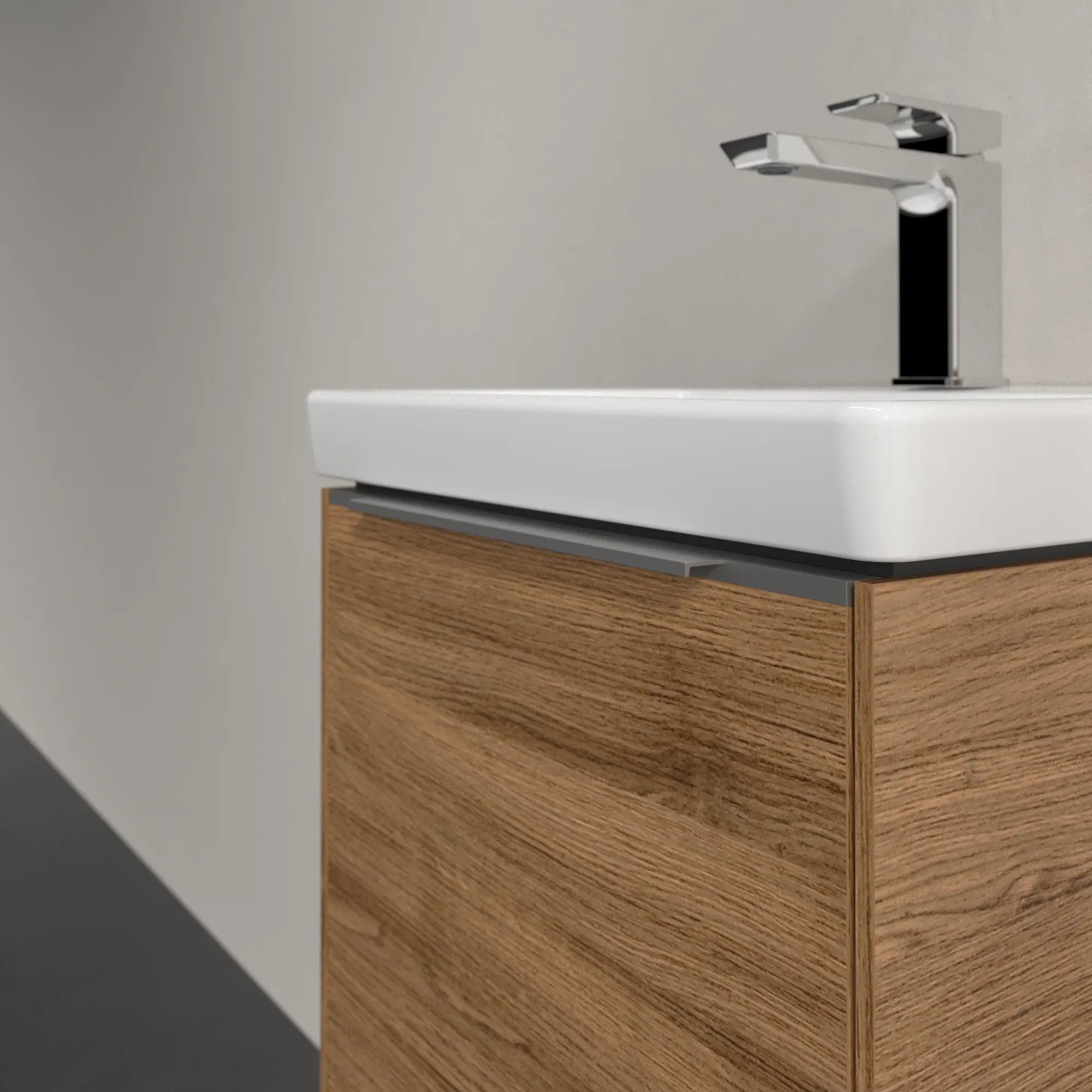 Villeroy & Boch Subway 3.0 Waschbeckenunterschrank C58200, 423 x 429 x 377,5 mm, Kansas Oak Villeroy & Boch Subway 3.0 Waschbeckenunterschrank C58200, 423 x 429 x 377,5 mm, Kansas Oak