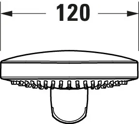 Handbrause 3jet Click! D120 chrom