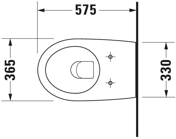 Wand-Tiefspül-WC „Architec“ 36,5 × 31 × 57,5 cm in Weiß Hochglanz, mit Spülrand Wand-Tiefspül-WC „Architec“ 36,5 × 31 × 57,5 cm in Weiß Hochglanz, mit Spülrand