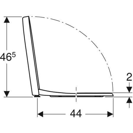 Geberit WC-Sitz ehemals Keramag „Renova Plan“ in weiß alpin, Soft Closing, Befestigung von oben Geberit WC-Sitz ehemals Keramag „Renova Plan“ in weiß alpin, Soft Closing, Befestigung von oben
