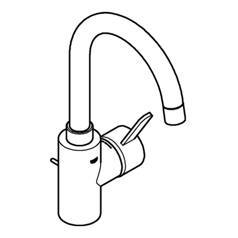 Einhand-Waschtischbatterie Eurosmart Cosmopolitan 32830_1, L-Size, Einlochmontage, getrennte innenliegende Wasserwege – kein Kontakt mit Blei oder Nickel, Zugstangen-Ablaufgarnitur 1 1/4″, chrom Einhand-Waschtischbatterie Eurosmart Cosmopolitan 32830_1, L-Size, Einlochmontage, getrennte innenliegende Wasserwege – kein Kontakt mit Blei oder Nickel, Zugstangen-Ablaufgarnitur 1 1/4″, chrom