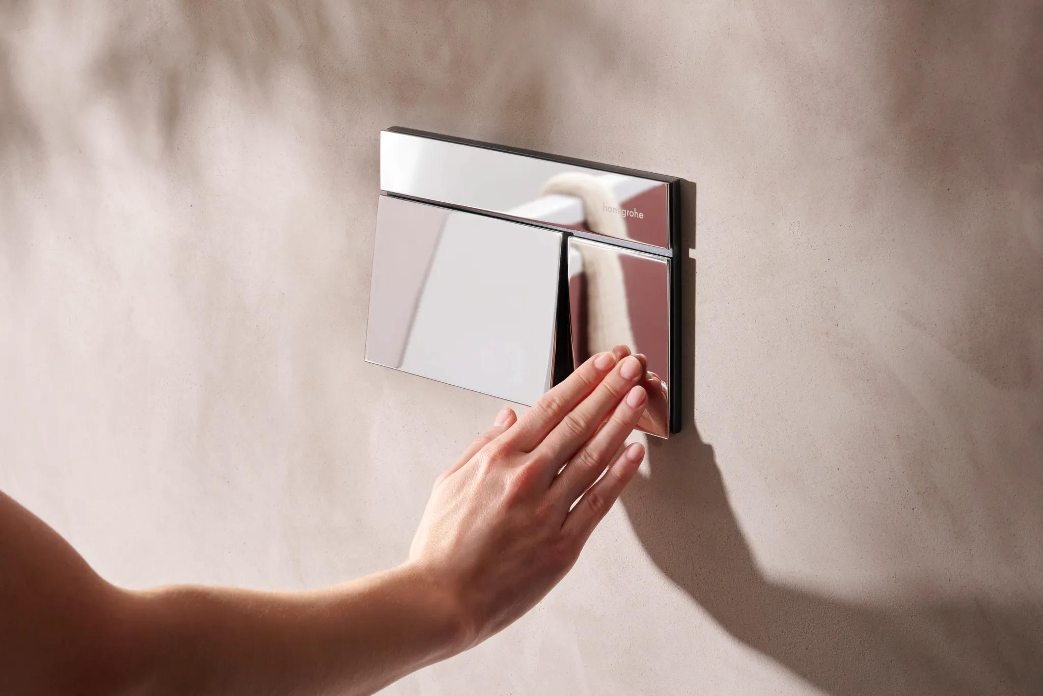 iFrame Element E Betätigungsplatte für 2-Mengen-Spülung, Chrom