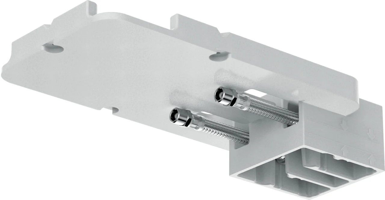 Hansgrohe AXOR ShowerSolutions Grundkörper für Kopfbrause Decke UP – Deckenmontage, Einbautiefe 60–80 mm, Anschluss Rp 1/2