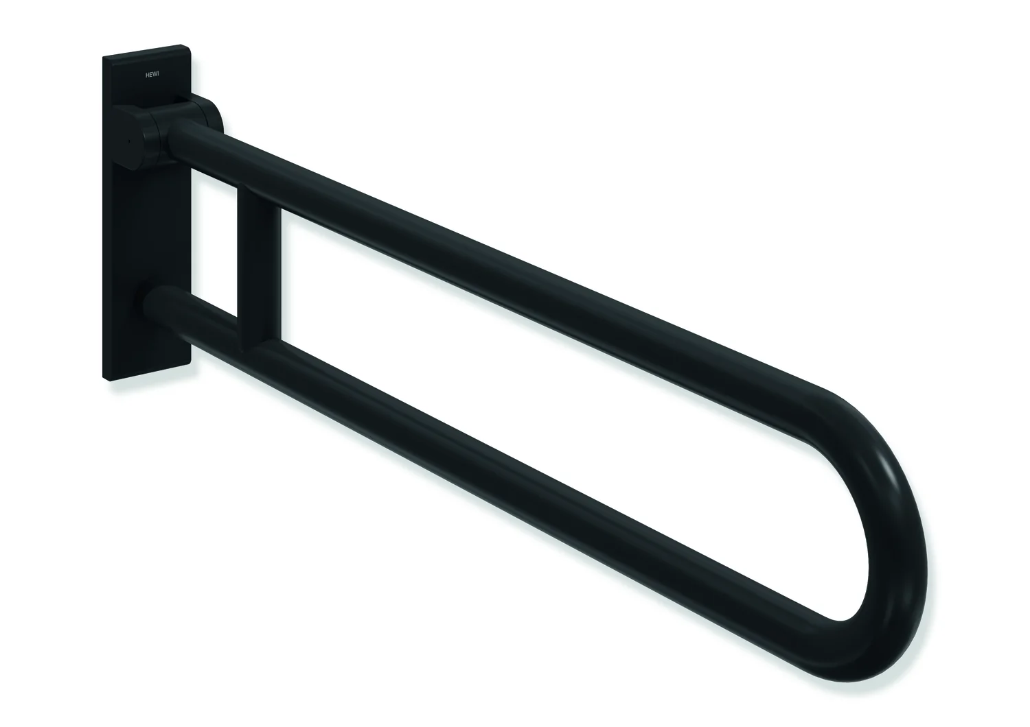 HEWI Stützklappgriff Serie 805 Classic, drehbar, Edelstahl pulverbeschichtet, Ausladung 850 mm, Farbe DC (Schwarz tiefmatt) HEWI Stützklappgriff Serie 805 Classic, drehbar, Edelstahl pulverbeschichtet, Ausladung 850 mm, Farbe DC (Schwarz tiefmatt)