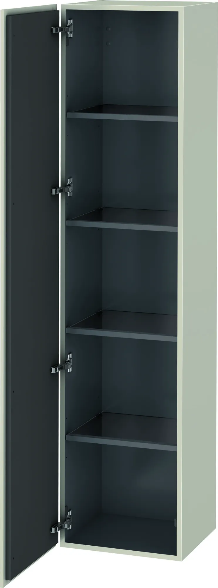 Duravit Hochschrank „L-Cube“ 40 × 176 × 36,3 cm Taupe Matt