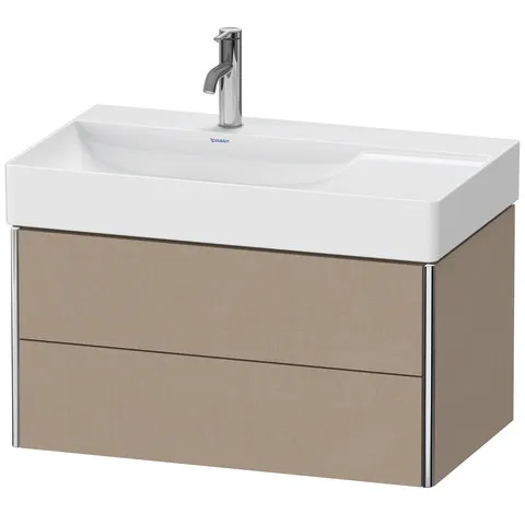 Duravit Waschtischunterschrank wandhängend „XSquare“ 78,4 × 39,7 × 46 cm Leinen Duravit Waschtischunterschrank wandhängend „XSquare“ 78,4 × 39,7 × 46 cm Leinen
