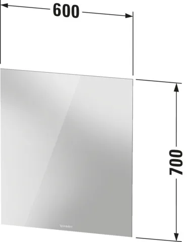 Duravit Spiegel „Licht & Spiegel“ 60 × 70 cm Duravit Spiegel „Licht & Spiegel“ 60 × 70 cm