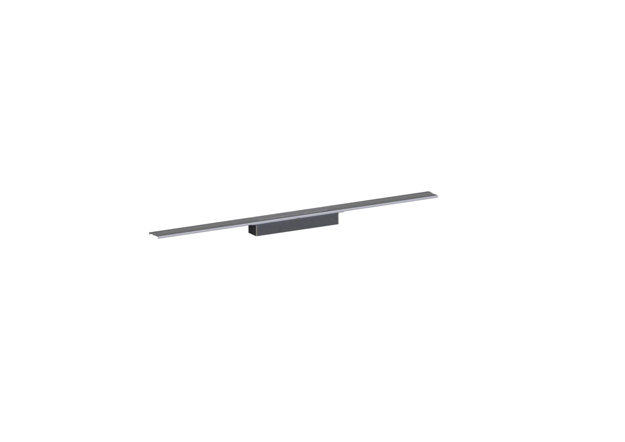 Dallmer Duschrinne CeraFloor Pure, Edelstahl, 900 mm Länge, flächenbündig, Belastungsklasse K3 (300 kg)