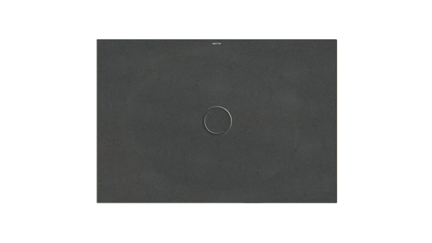 Bette rechteck Duschwanne „BetteFloor“ 1100 × 750 mm ohne Oberflächenbeschichtung, ohne Oberflächenveredelung, ohne Wannenträger, in Midnight