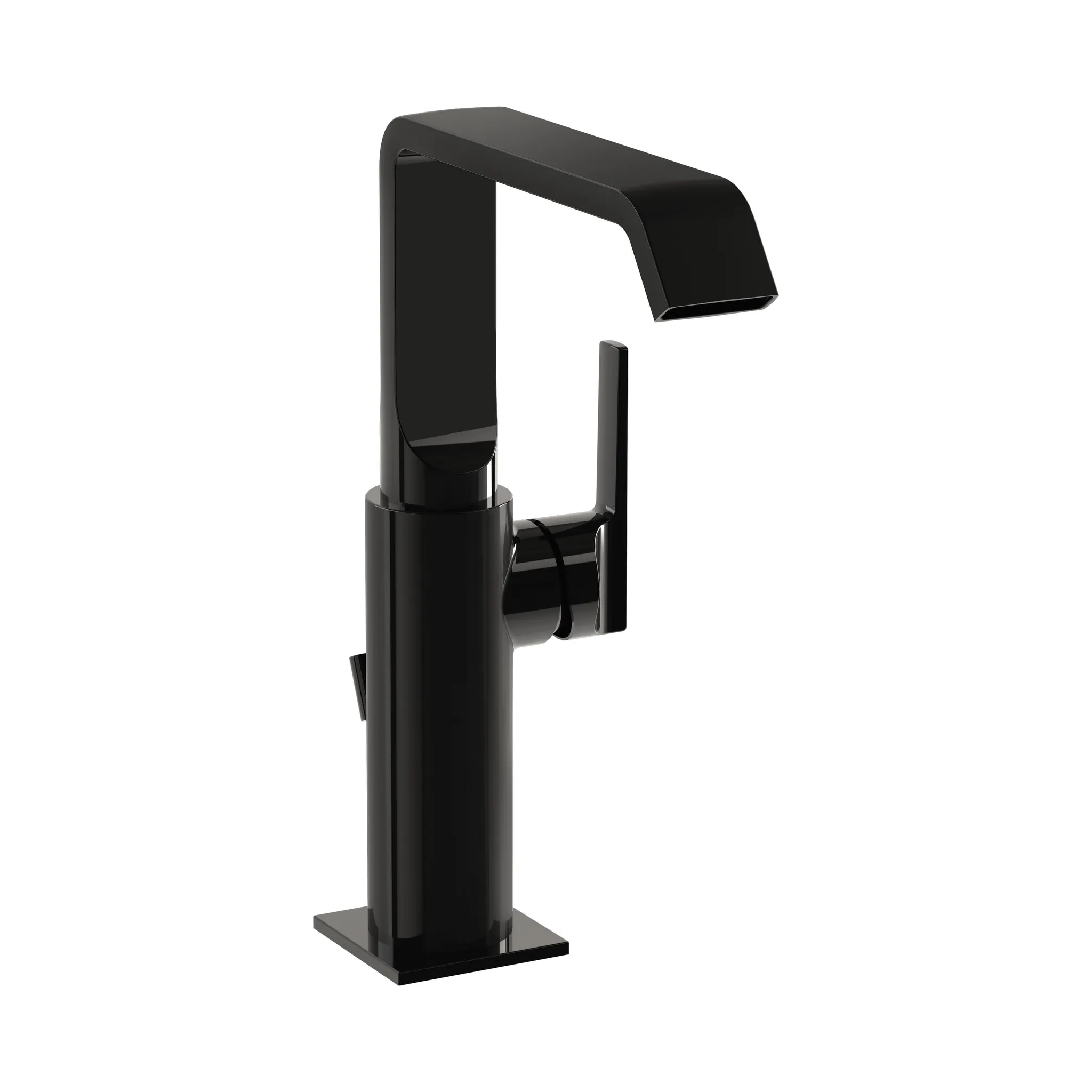 VitrA Suit Einhebel-Waschtischmischer mit Ablaufgarnitur, 257 mm, Schwarz Hochglanz VitrA Suit Einhebel-Waschtischmischer mit Ablaufgarnitur, 257 mm, Schwarz Hochglanz