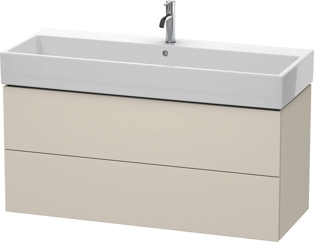 Duravit Waschtischunterschrank wandhängend „L-Cube“ 118,4 × 54,4 × 45,9 cm