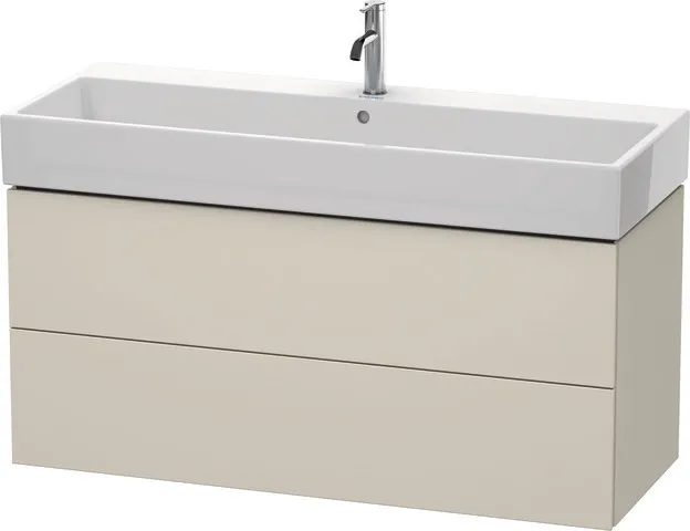 Duravit Waschtischunterschrank wandhängend „L-Cube“ 118,4 × 54,4 × 45,9 cm Duravit Waschtischunterschrank wandhängend „L-Cube“ 118,4 × 54,4 × 45,9 cm