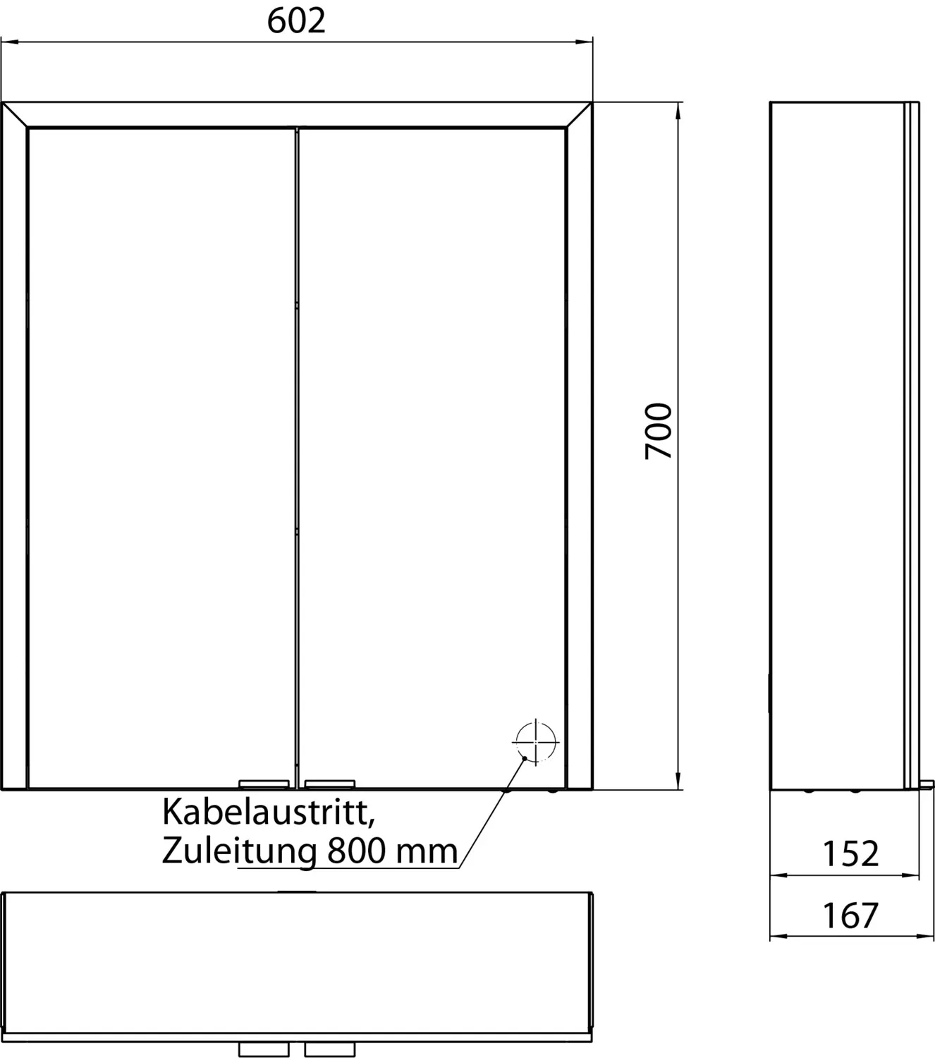 emco Spiegelschrank „prime 3“