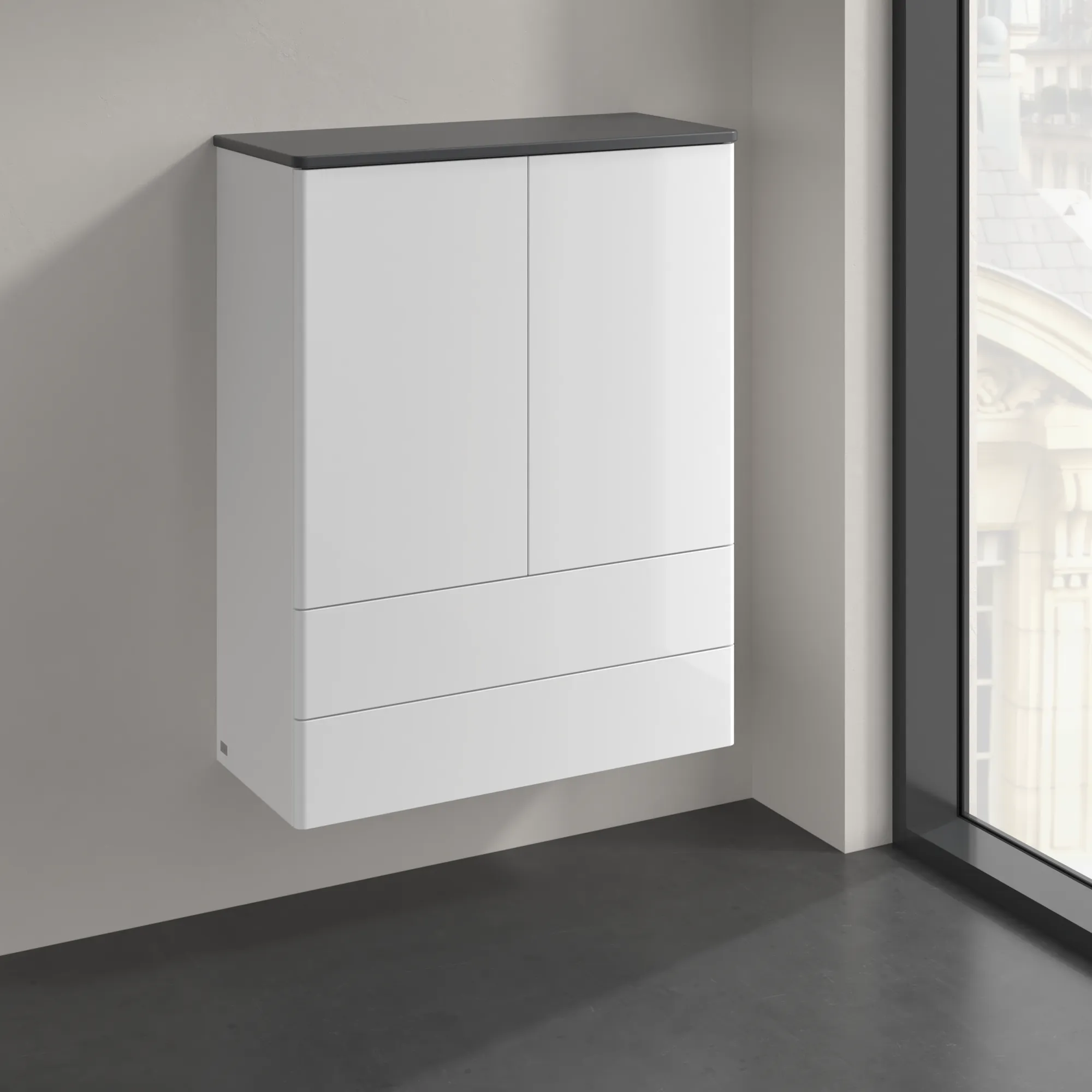 Villeroy & Boch Highboard „Antao“ 81,4 × 103,9 × 35,6 cm ohne Beleuchtung Villeroy & Boch Highboard „Antao“ 81,4 × 103,9 × 35,6 cm ohne Beleuchtung