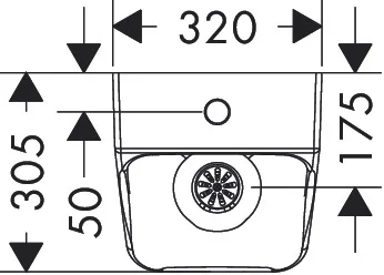 Hansgrohe EluPura Original Q Urinal 600x300 mm, spülrandlos, HygieneEffect, weiß