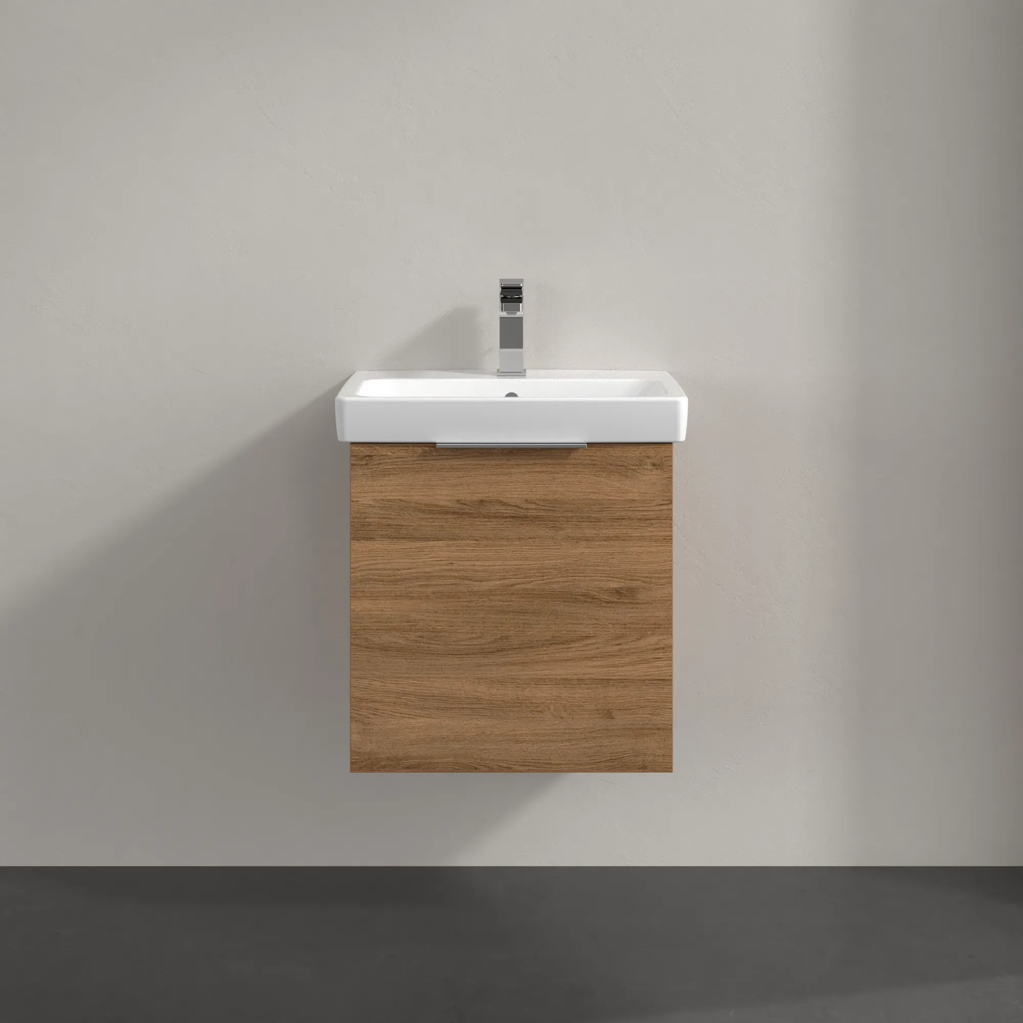Villeroy & Boch Waschtischunterschrank „Architectura“ 500 × 520 mm Kansas Oak, Anschlag links Villeroy & Boch Waschtischunterschrank „Architectura“ 500 × 520 mm Kansas Oak, Anschlag links