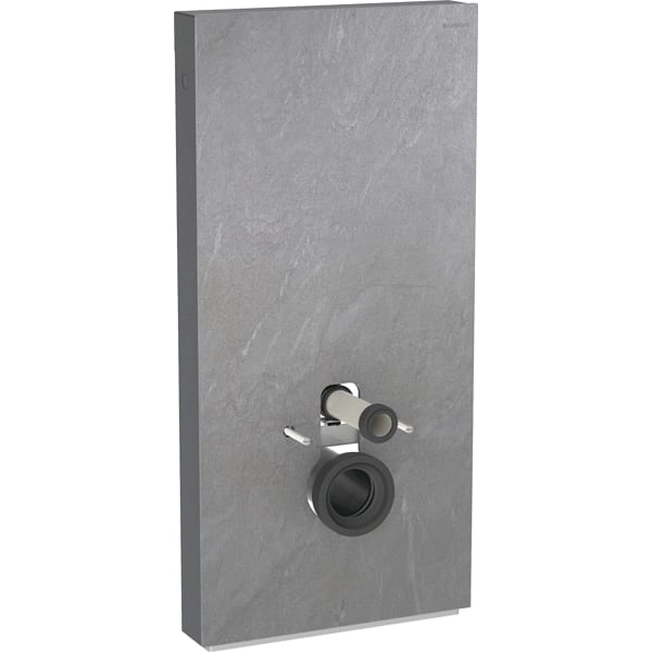 Monolith Sanitärmodul für Wand-WC, 101 cm, Frontverkleidung aus Steinzeug: Steinzeug Schieferoptik, Aluminium schwarzchrom Monolith Sanitärmodul für Wand-WC, 101 cm, Frontverkleidung aus Steinzeug: Steinzeug Schieferoptik, Aluminium schwarzchrom