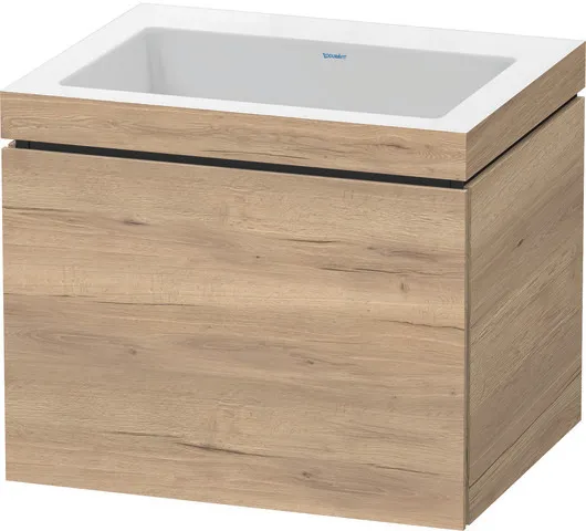 Duravit Möbelset c-shaped Set wandhängend wandhängend „L-Cube“ 60 × 50 × 48 cm