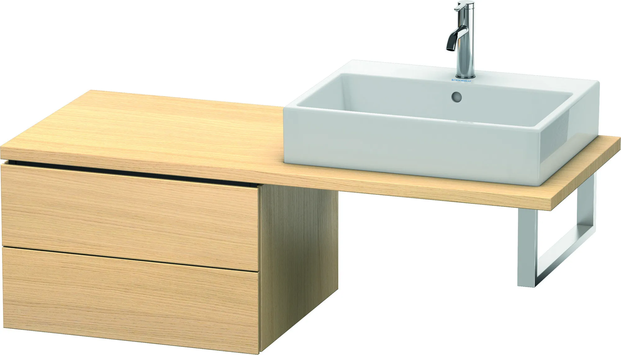 Duravit Unterschrank für Konsole „L-Cube“ 62 × 40 × 54,7 cm Mediterrane Eiche Duravit Unterschrank für Konsole „L-Cube“ 62 × 40 × 54,7 cm Mediterrane Eiche