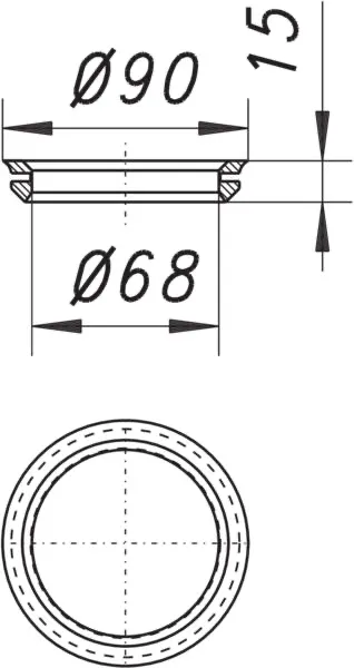 Rückstaudichtung zu Ballventil 110