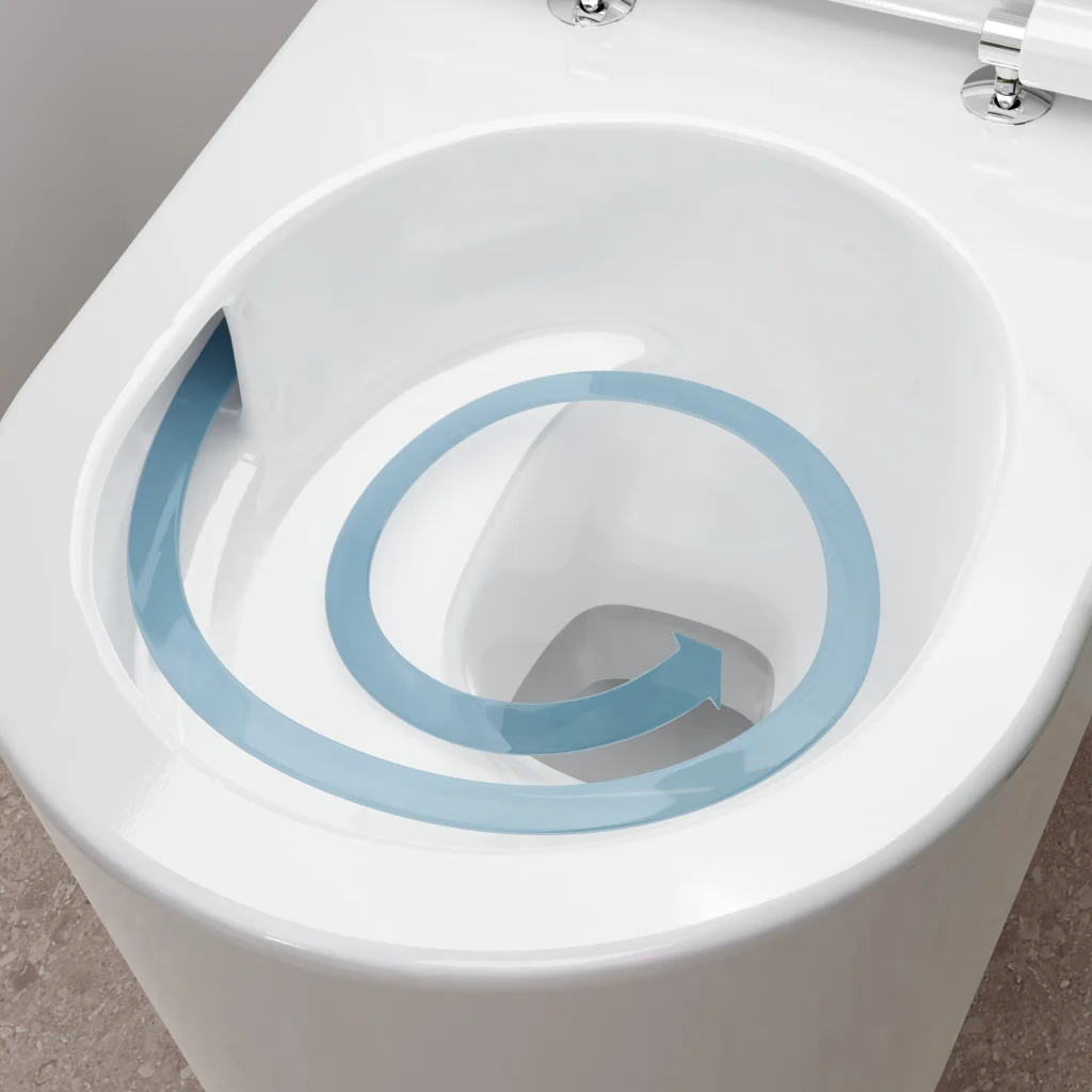Hansgrohe EluPura S Wand-WC-Set, 540x360 mm, weiß, mit AquaHelix Flush, SmartClean, SoftClose und QuickRelease