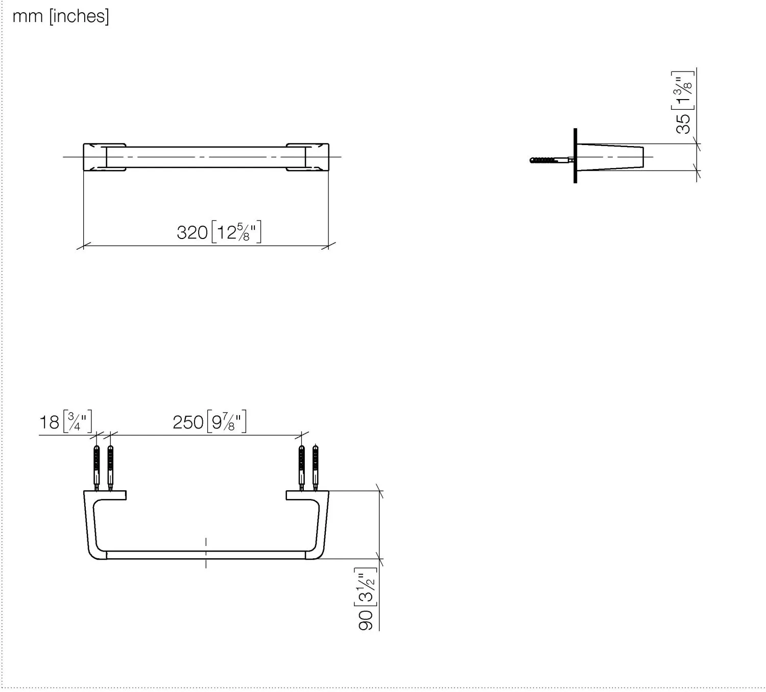 Dornbracht Wannengriff SERIENSPEZIFISCH Chrom 83030976 Dornbracht Wannengriff SERIENSPEZIFISCH Chrom 83030976