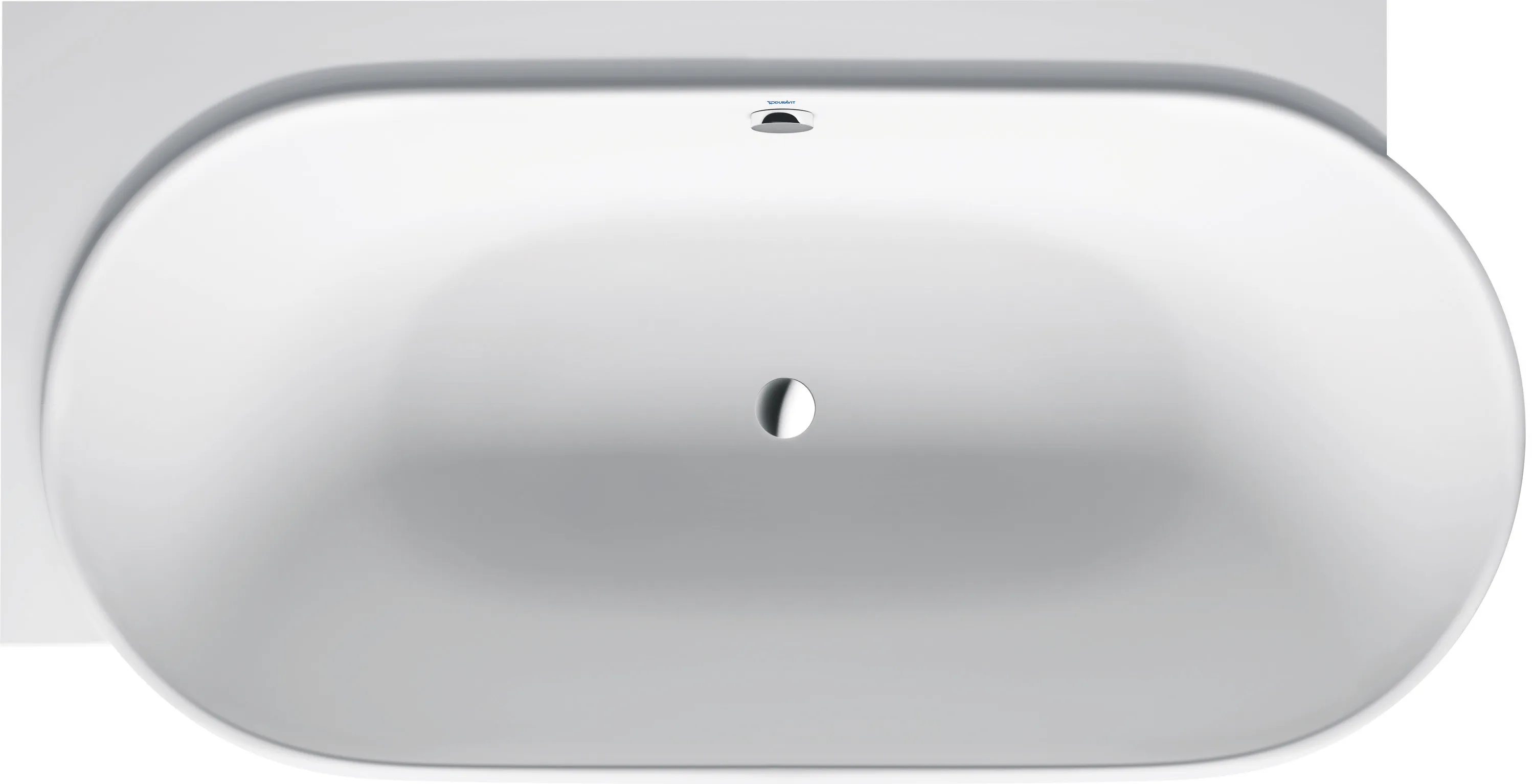 Duravit Badewanne „Luv“ vorwand oval 185 × 95 cm, links