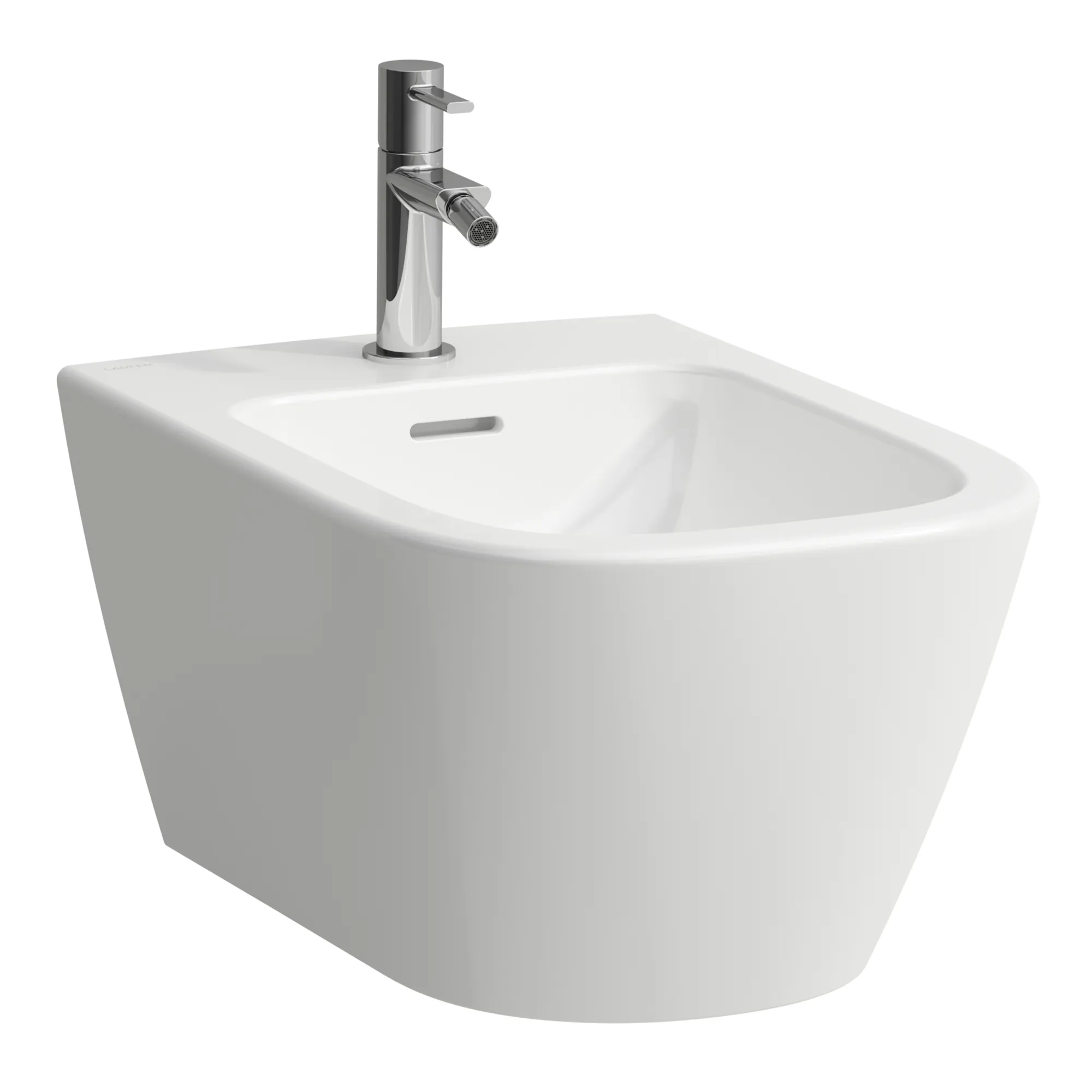 Wandbidet Advanced (verdeckte Befestigung), MEDA, 540x360, 1 Hahnloch mit Überlauf, ohne seitliches Loch für Wasseranschluss, weiß Wandbidet Advanced (verdeckte Befestigung), MEDA, 540x360, 1 Hahnloch mit Überlauf, ohne seitliches Loch für Wasseranschluss, weiß