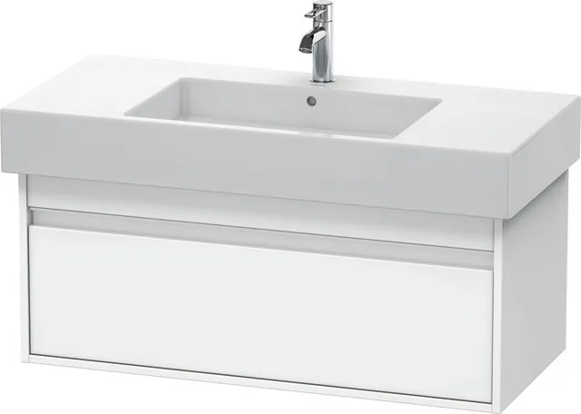 Duravit Waschtischunterschrank wandhängend „Ketho“ 100 × 41 × 45,5 cm Weiß Matt
