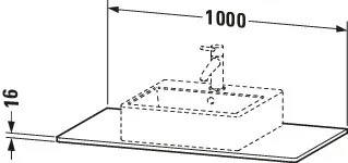 Duravit Konsole „XSquare“