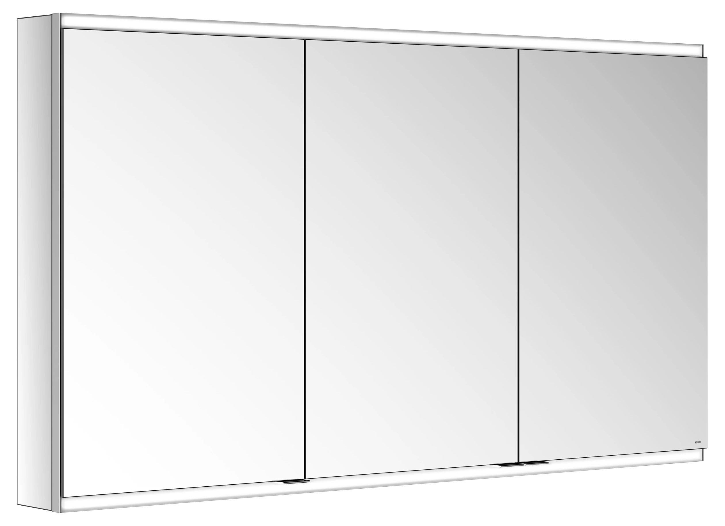 KEUCO Royal Modular 2.0 Spiegelschrank beleuchtet Wandvorbau silber-eloxiert