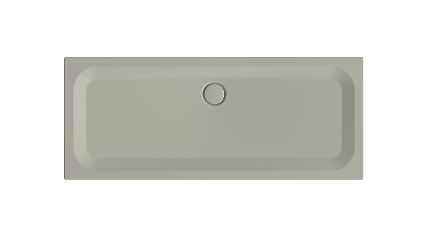 Bette rechteck Duschwanne „BetteUltra“ 1700 × 700 mm mit BetteAntirutsch Pro, ohne Oberflächenveredelung, ohne Wannenträger, in Stone