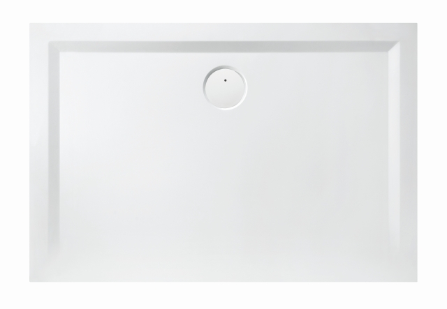 Duschwanne „Muna“ Rechteck 90 × 80 cm in Weiß
