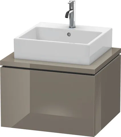 Duravit Waschtischunterschrank wandhängend „L-Cube“ 62 × 40 × 54,7 cm Flannel Grey Hochglanz Duravit Waschtischunterschrank wandhängend „L-Cube“ 62 × 40 × 54,7 cm Flannel Grey Hochglanz