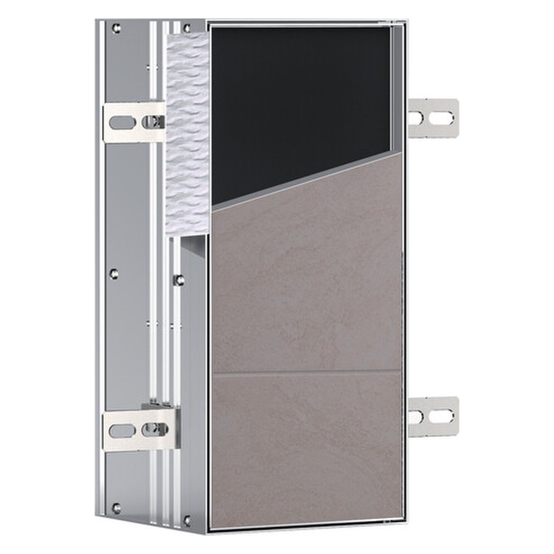 emco WC-Modul „asis module plus“, Anschlag rechts 15,4 × 33,2 × 15 cm