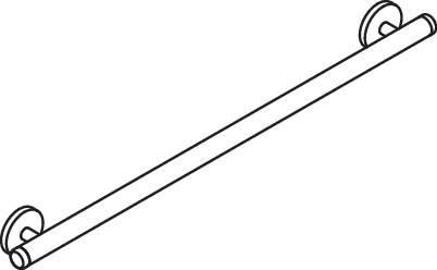 HEWI Haltegriff „System 800K“ in Sand HEWI Haltegriff „System 800K“ in Sand