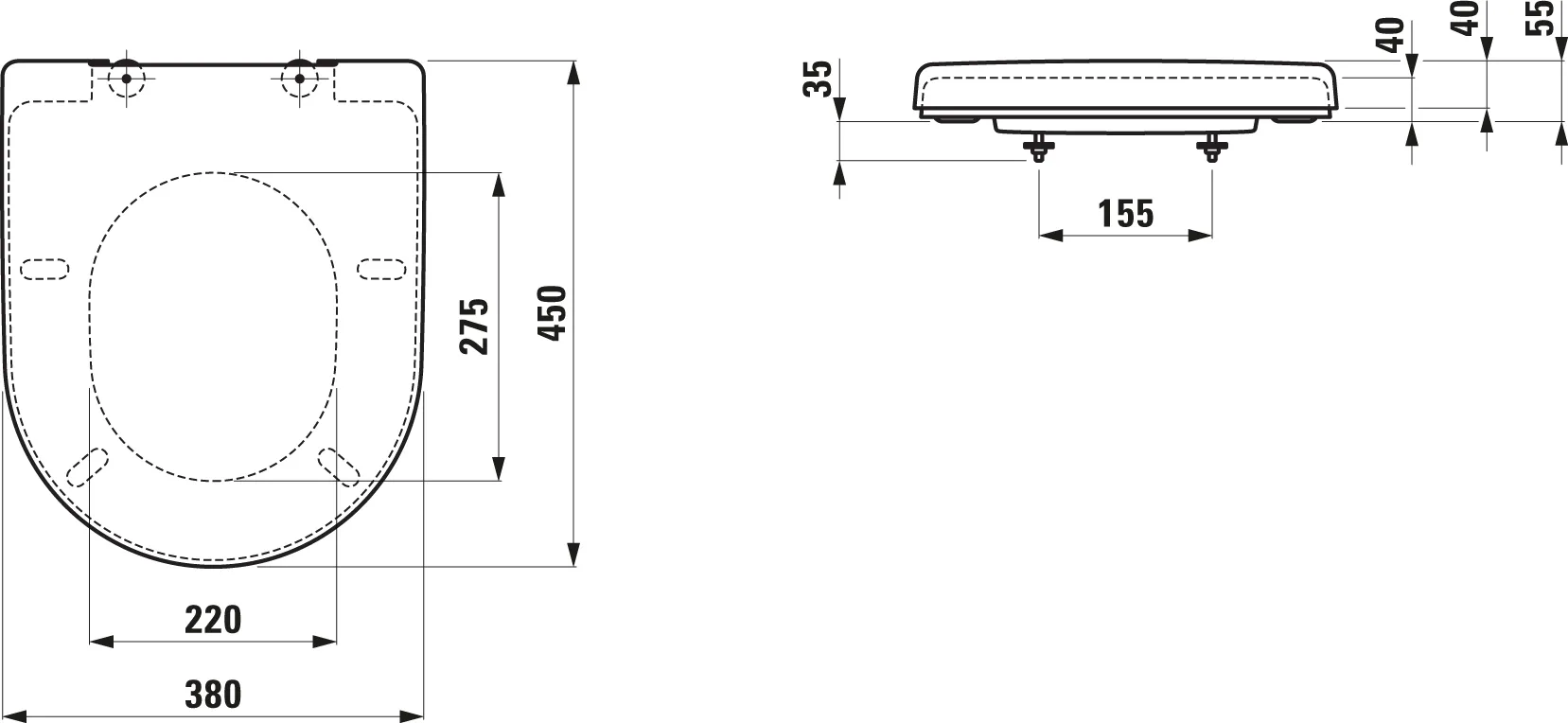 Laufen WC-Sitz „Pro“ in Pergamon, Quick Release, Soft Closing Laufen WC-Sitz „Pro“ in Pergamon, Quick Release, Soft Closing