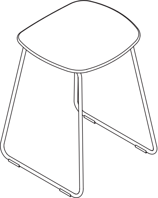 Duschhocker, Gestell verchromt, Sitzfläche aus hochwertigem PIR Kunststoff (Post-Industrial-Recycling), Höhe 497 mm, Breite 370 mm, Sitzhöhe 480 mm, Sitzfläche 370 mm breit, in Farbe JH (Waldgrün)