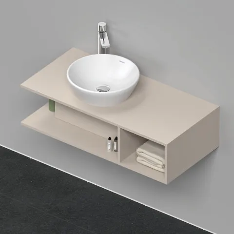 Duravit Waschtischunterschrank wandhängend „D-Neo“ 100 × 26 × 48 cm Taupe Matt Duravit Waschtischunterschrank wandhängend „D-Neo“ 100 × 26 × 48 cm Taupe Matt