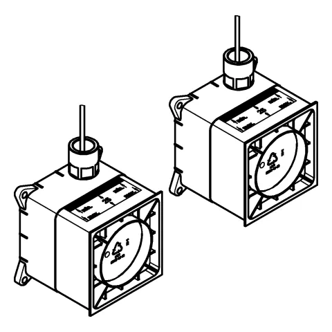 Grohe F-digital Deluxe, Rohbauset Soundmodule Grohe F-digital Deluxe, Rohbauset Soundmodule
