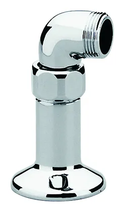 Standanschluss 12041, 1/2'', Winkel 3/4'', Anschlussverschraubung 1/2'', Bohrung der Mutter: 10,5 mm, Verstellbarkeit 12,5 mm, Ausladung 30 mm, chrom Standanschluss 12041, 1/2'', Winkel 3/4'', Anschlussverschraubung 1/2'', Bohrung der Mutter: 10,5 mm, Verstellbarkeit 12,5 mm, Ausladung 30 mm, chrom