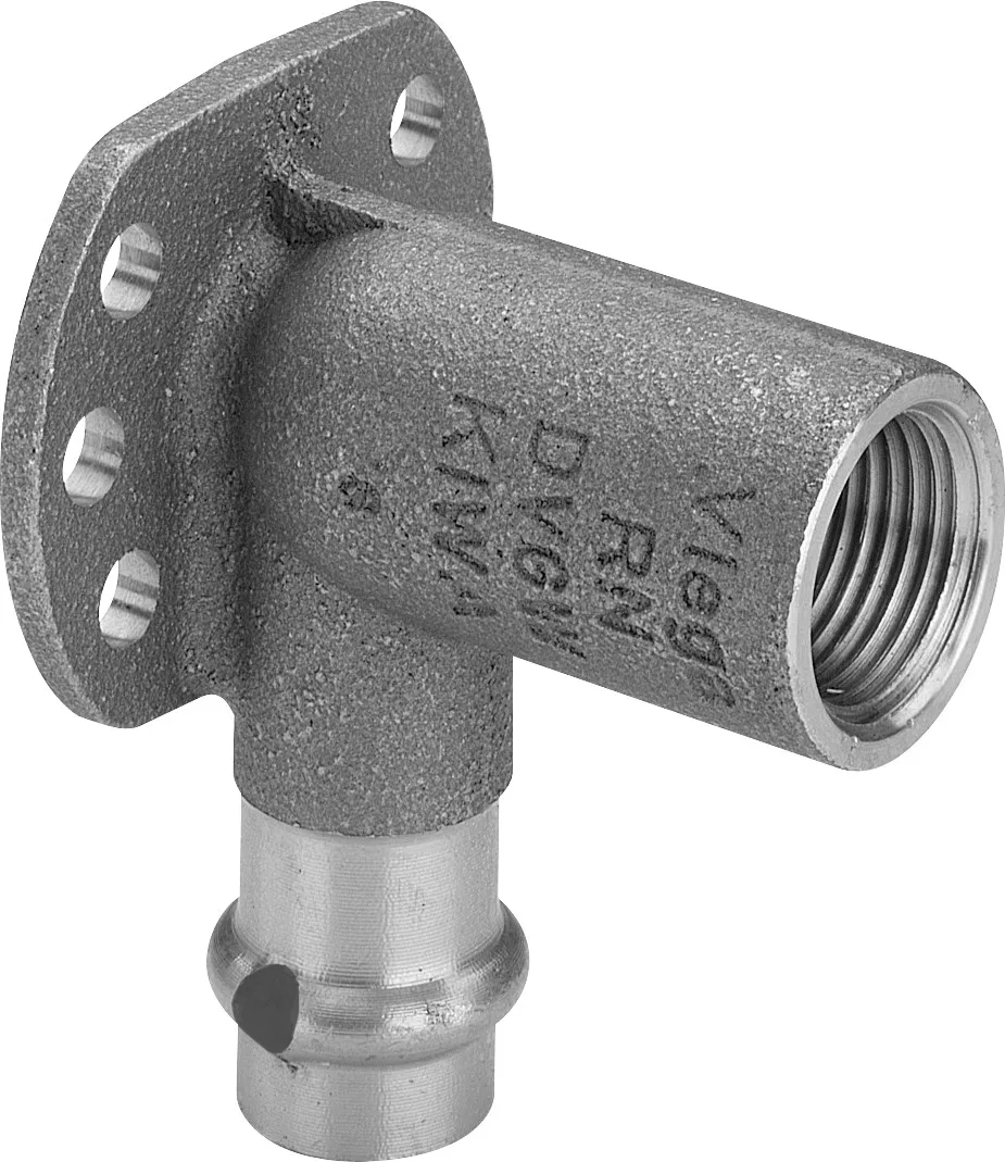 Viega Installationsmaterial „Sanpress“ in 15 mm × Rp1 / 2 × 45 mm Rotguss  Viega Installationsmaterial „Sanpress“ in 15 mm × Rp1 / 2 × 45 mm Rotguss